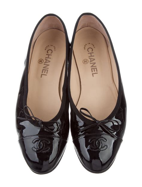 Chanel patent leather shoes